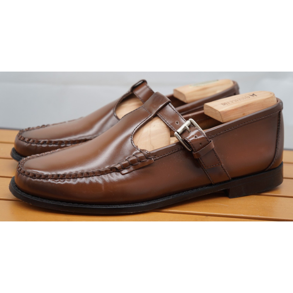 G.H. Bass Weejuns Mary Jane Loafers Brown Leather Women’s Size 11 - Picture 4 of 14